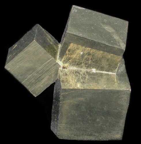 Pyrite Cube Cluster - Navajun, Spain #60218